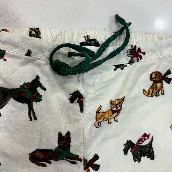 Talbot’s Dogs of Christmas Pajama Bottoms - Picture 3 of 6